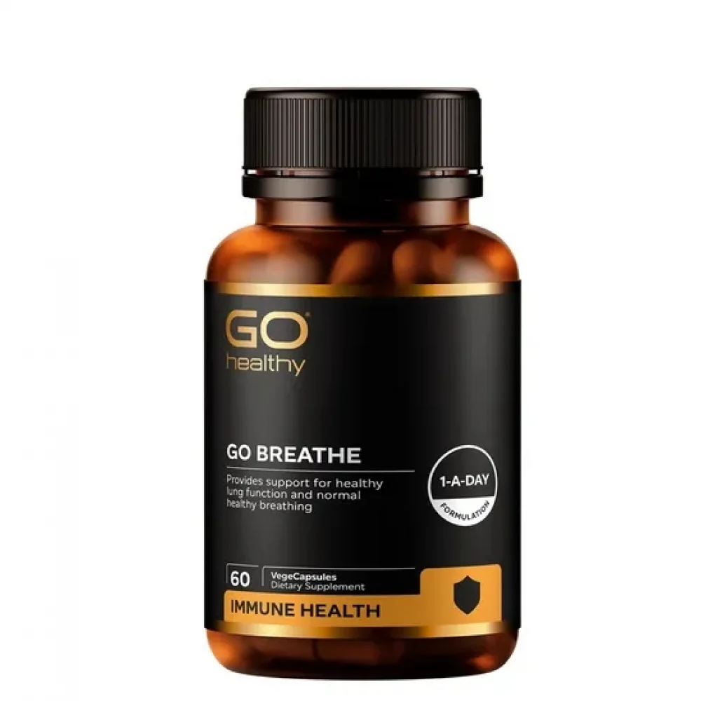 GO Healthy Breathe 高之源清肺胶囊 60粒 保质期2028.3